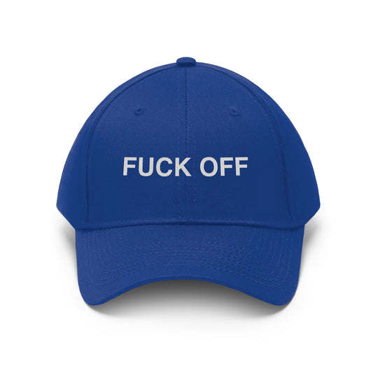 Fuck Off Hat men, womens, graphic clothing, apparel by BLING