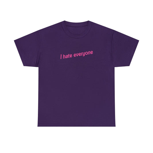 I Hate Everyone T-Shirt men, womens, graphic clothing, apparel by BLING
